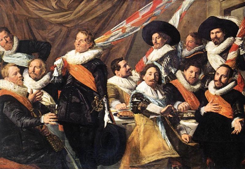HALS, Frans Banquet of the Officers of the St George Civic Guard Company Norge oil painting art